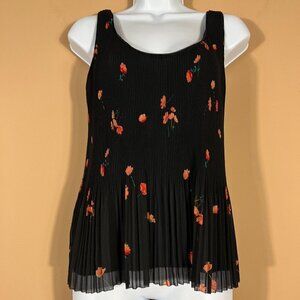 Wilfred Pleated Floral Print Top